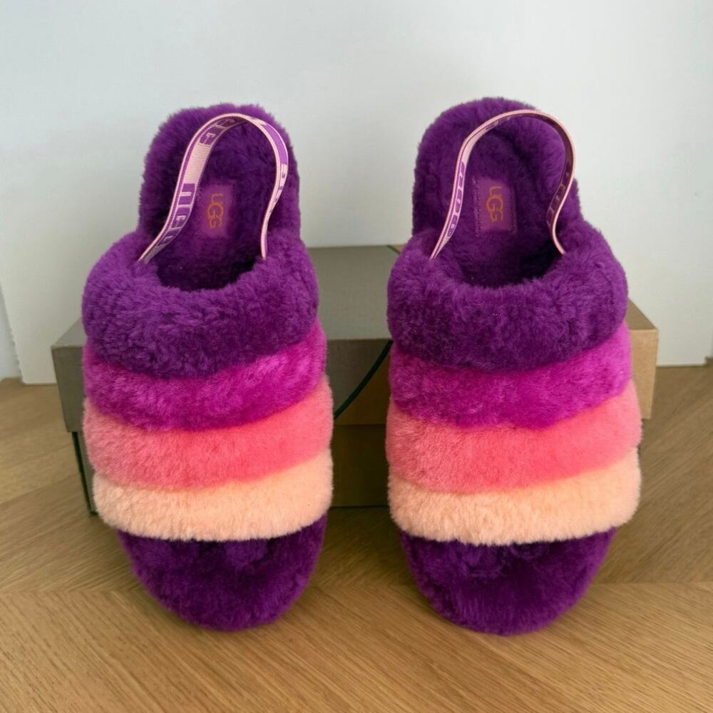 Ugg Fluff Yeahslide ‘Berrylicious Gradient’ - Sz 8 - image 3